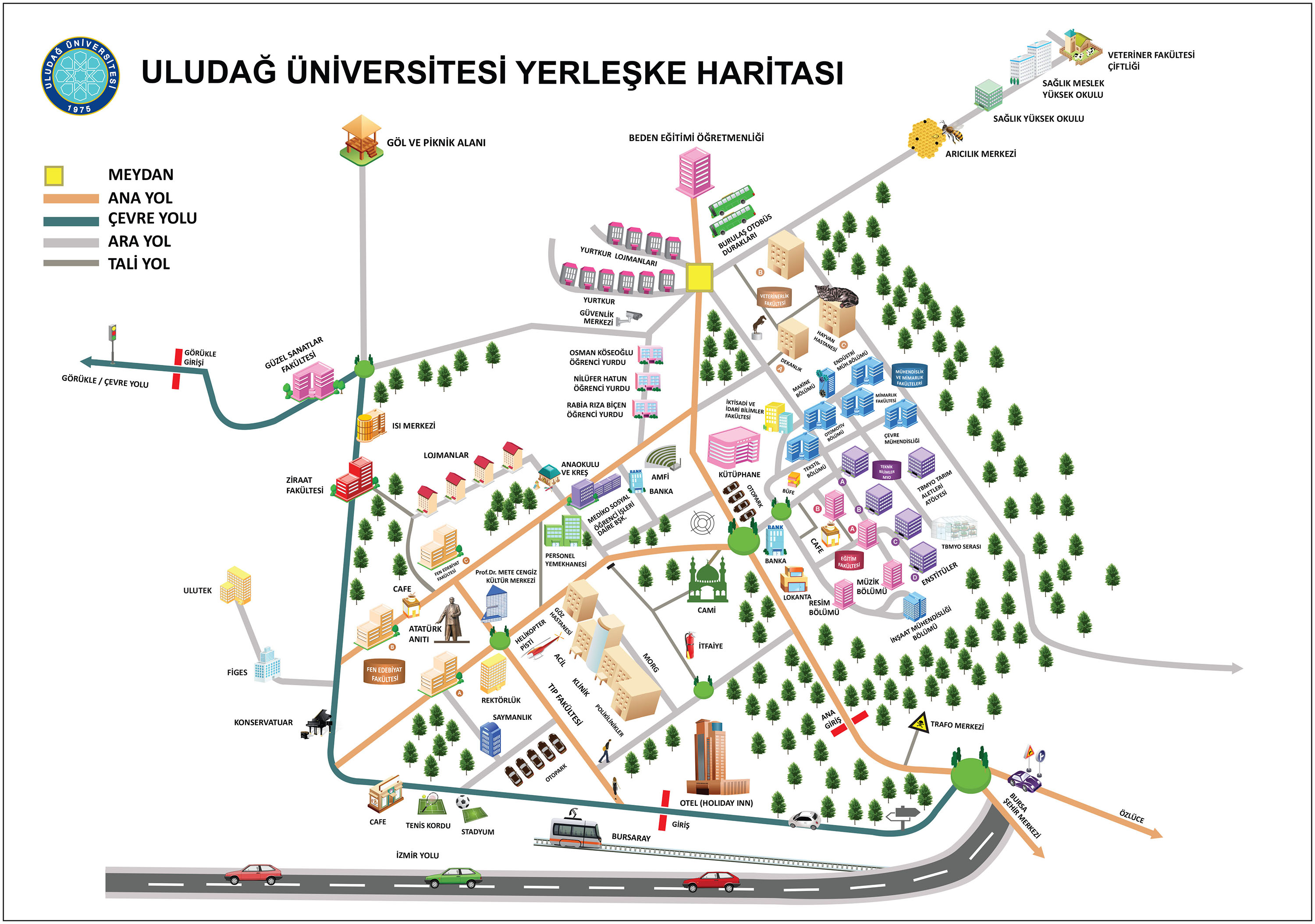 İLETİŞİM | Hayvan Hastanesi | Bursa Uludağ Üniversitesi